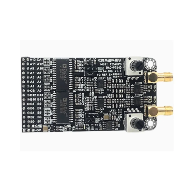 Dual channel high-speed DAC module AD9764 14 bit parallel DA125M waveform generation matching FPGA development board