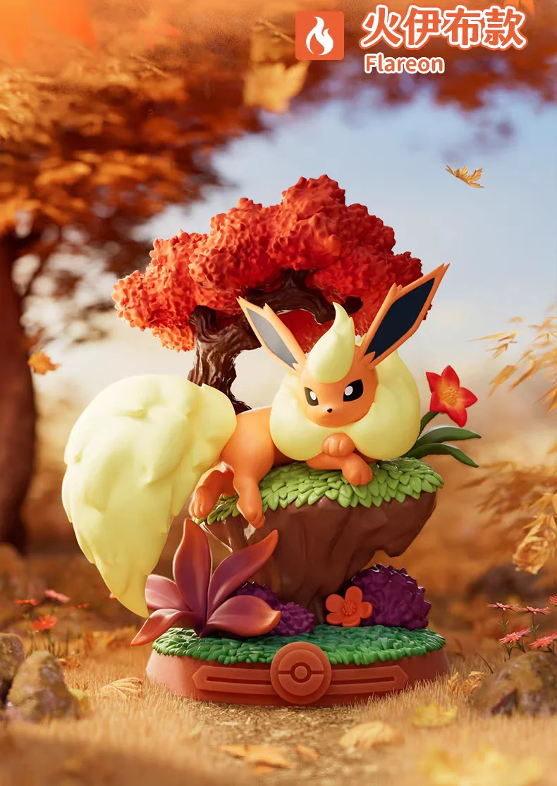 Nieuwe Funism Pokemon Eevee Blind Box Trendy Toy Perifere Desktop Beeldje Beeldje Halloween Kerst Verjaardagscadeaus - afbeelding 1