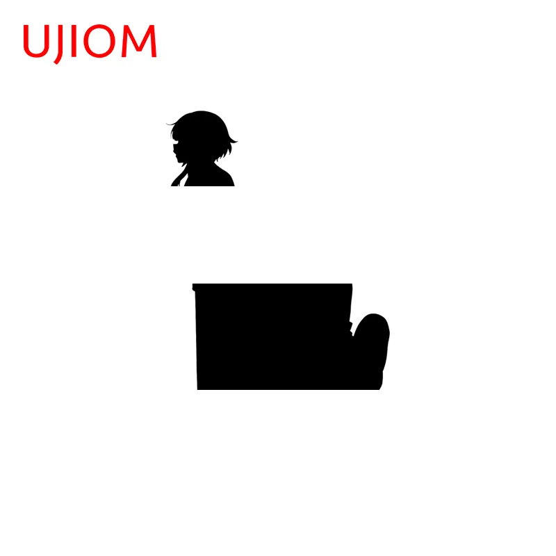 UJIOM Megumin Kawaii Girl Wall Sticker Exquisite Waterproof Air Conditioner JDM Decal Eye Catching Light Switch Decoration