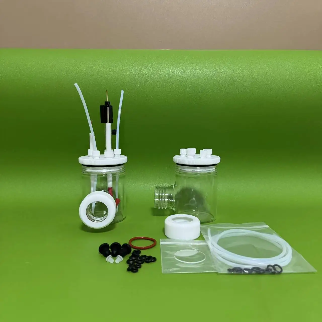 

K040-S single-layer sealed photoelectrochemical cell with 24mm quartz window for electrolysis