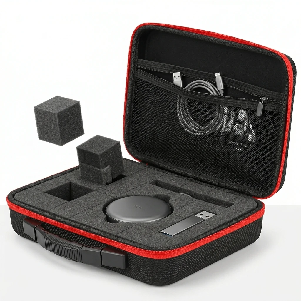 EVA Hard Case with Foam Hard Sided Camera Digital Case Shockproof Outdoor Bag DIY Interior Layout Storage Organizer for Digital
