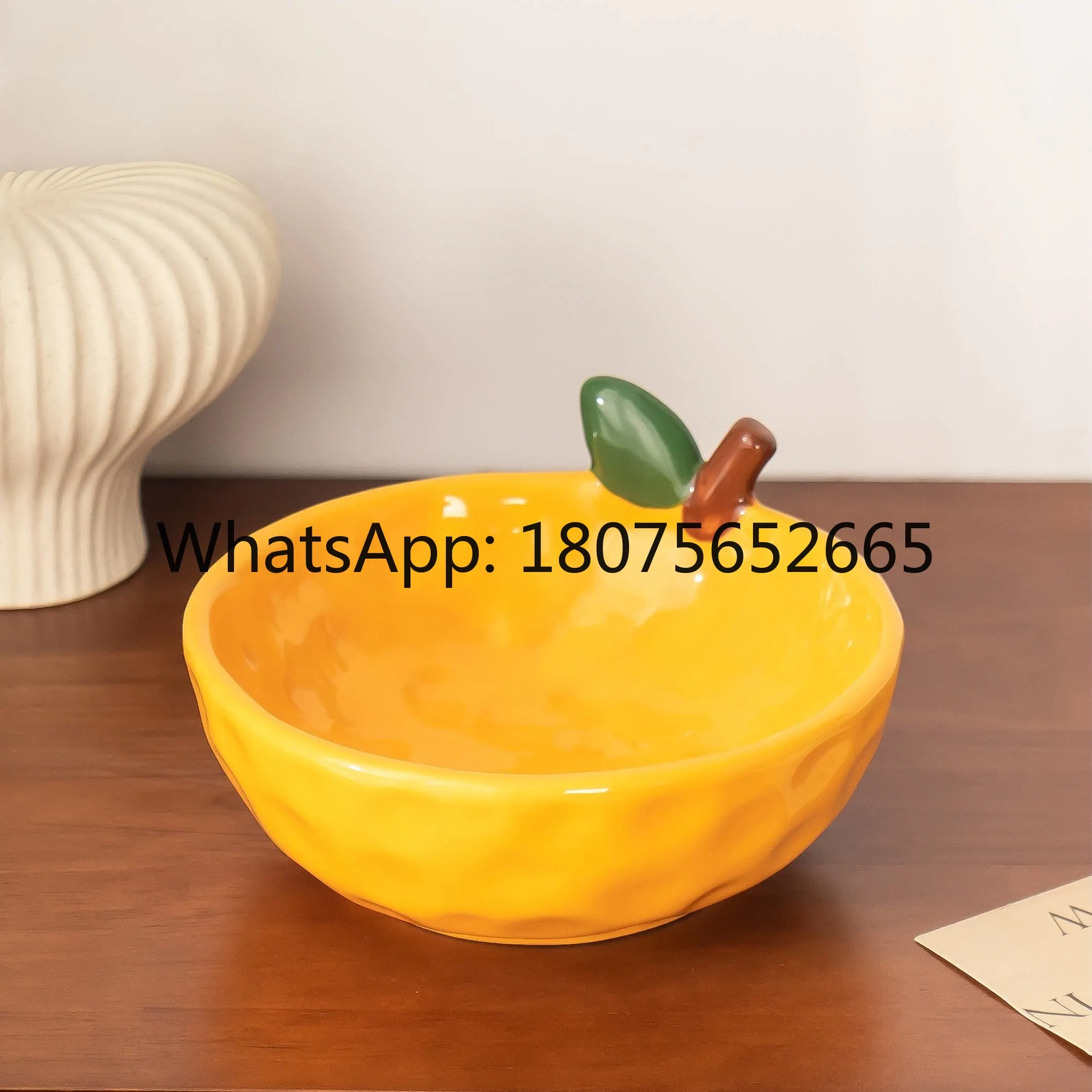 Ceramic storage tray Home entry Modern key sundries Creative storage tray decoration
