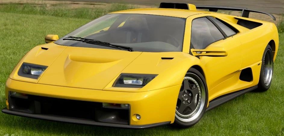 

Fuelme 1:64 Diablo GTR Большая модель автомобиля из смолы с ананасом, коллекция подарок