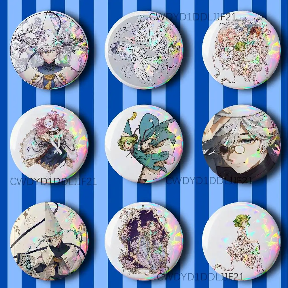 

W-Witch Hat Atelier Anime Button Pins Cool Anime Cosplay Badges Clothes Backpack Decorations Brooch Gifts