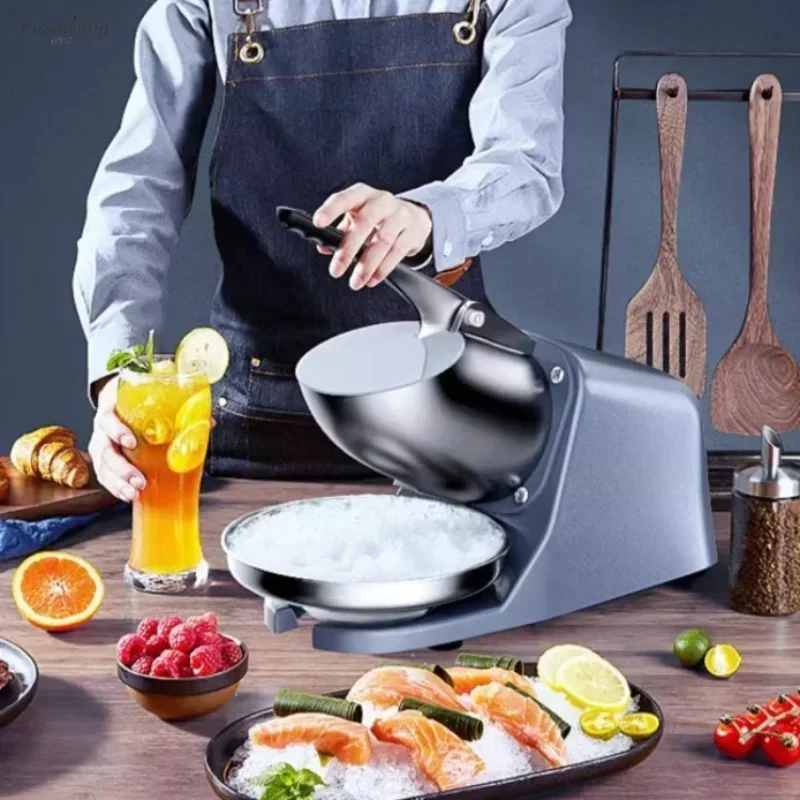 Trituradora de hielo. Nuevo. Hogar/comercial pequeño. Automático. Para tienda de té con leche/smoothie. Rompecabezas de hielo. Máquina de hielo en forma de oveja.