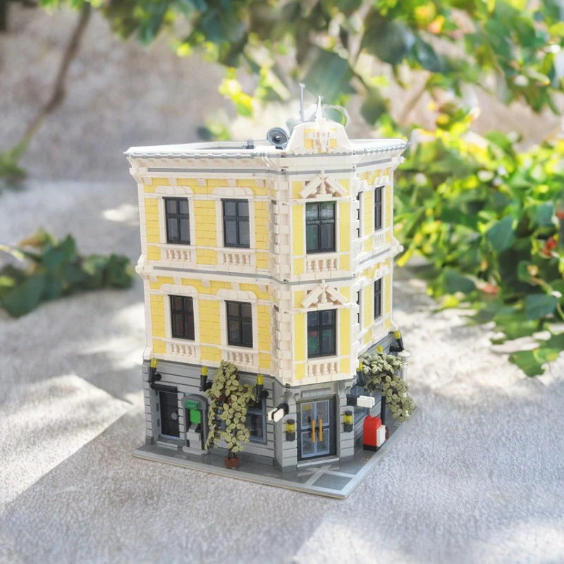 

6431 PCS MOC Modular Post Office Urban Mail Service Building City Structure Model DIY Model Building Blocks Birthday Toys Gift