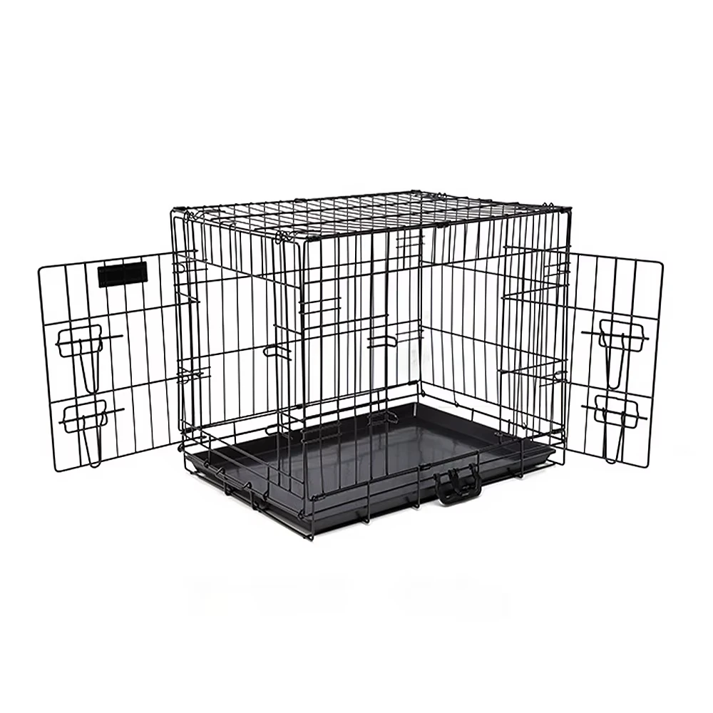 

Hot Selling Classic Breeding Cage Pet Enhanced Single and Double Door Dog Pet Cage Metal Large Kennel