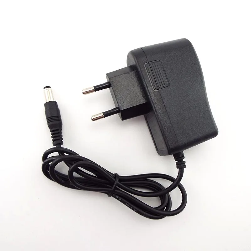 Carregador de Alimentação para Bateria de Lítio 18650, EU Plug, CCTV Camera Charging, 5.5x2.5mm, AC 100-240V, DC 8.4V, Adaptador 1A 1000MA