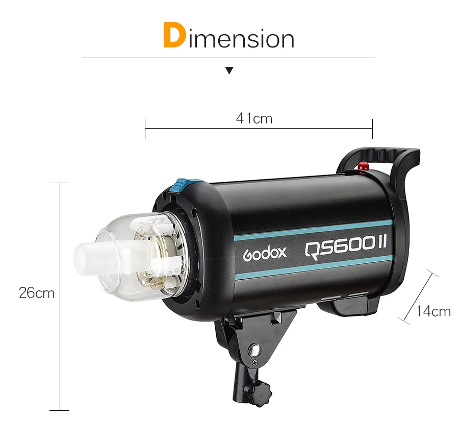 Godox QS600II 600W Studio Flash Strobe Light Studio Monolight for Amateurs OR Professional Studio Photographers