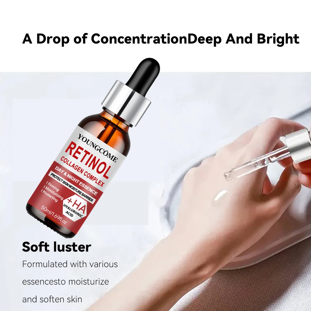 Retinol Day and Night Serum. Smooth out wrinkles.Deeply Moisturize the skin Moisturizing Anti-wrinkle Aging Shrinks Pores