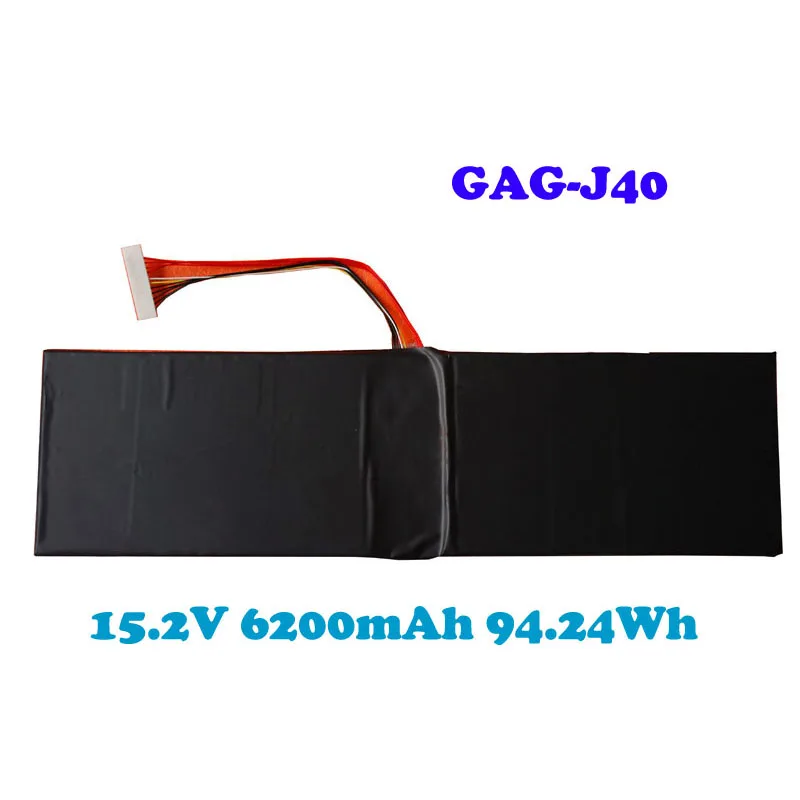 GAG-J40 Battery For Gigabyte For AERO 14 15 15-Y9 15-X9 15W 15X V8 GAG-J40 541387460005 X5 V6 V8 MD 15.2V 6200mAh 94.24Wh New