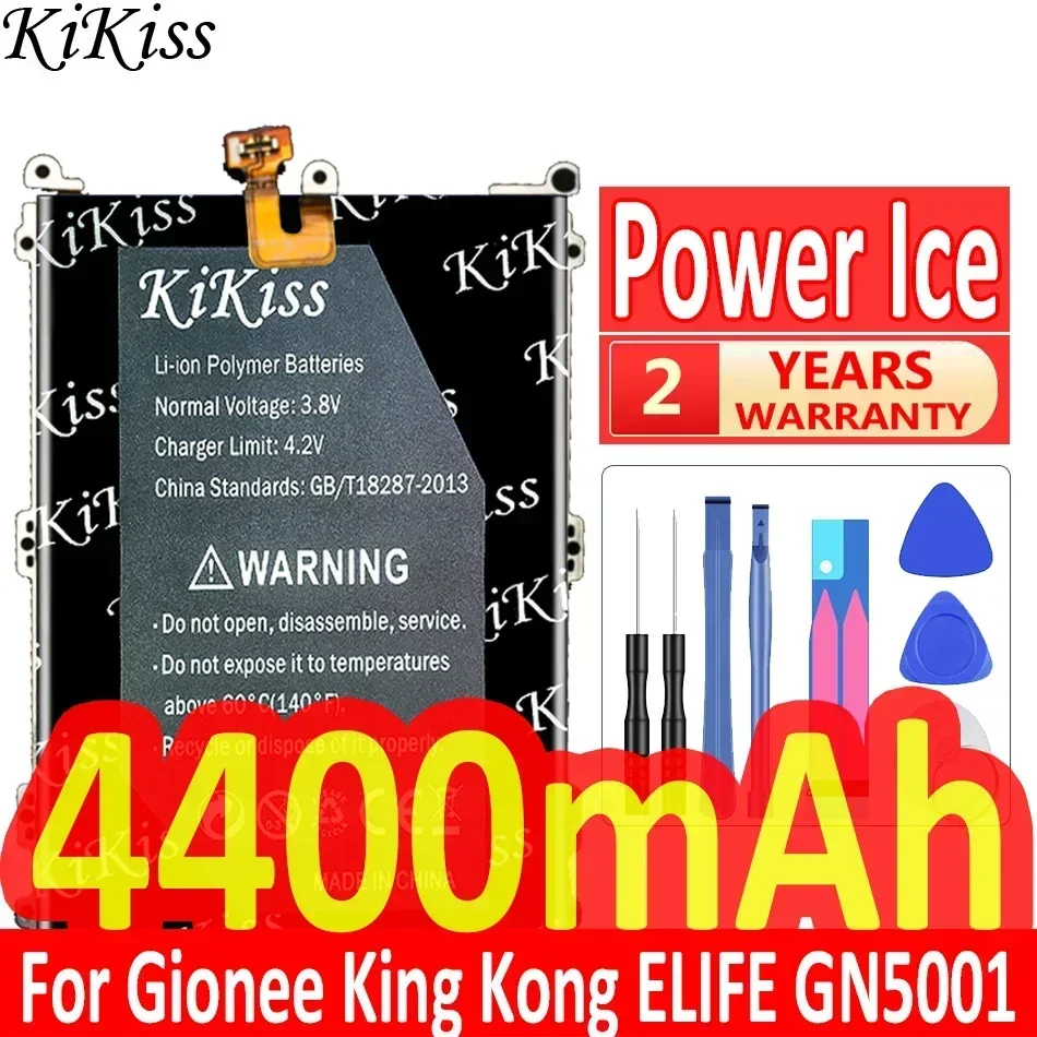 KiKiss Battery 4400mAh BL-N4000 BLN4000 for Gionee King Kong ELIFE GN5001 GN5001S V187 Highscreen Power Ice