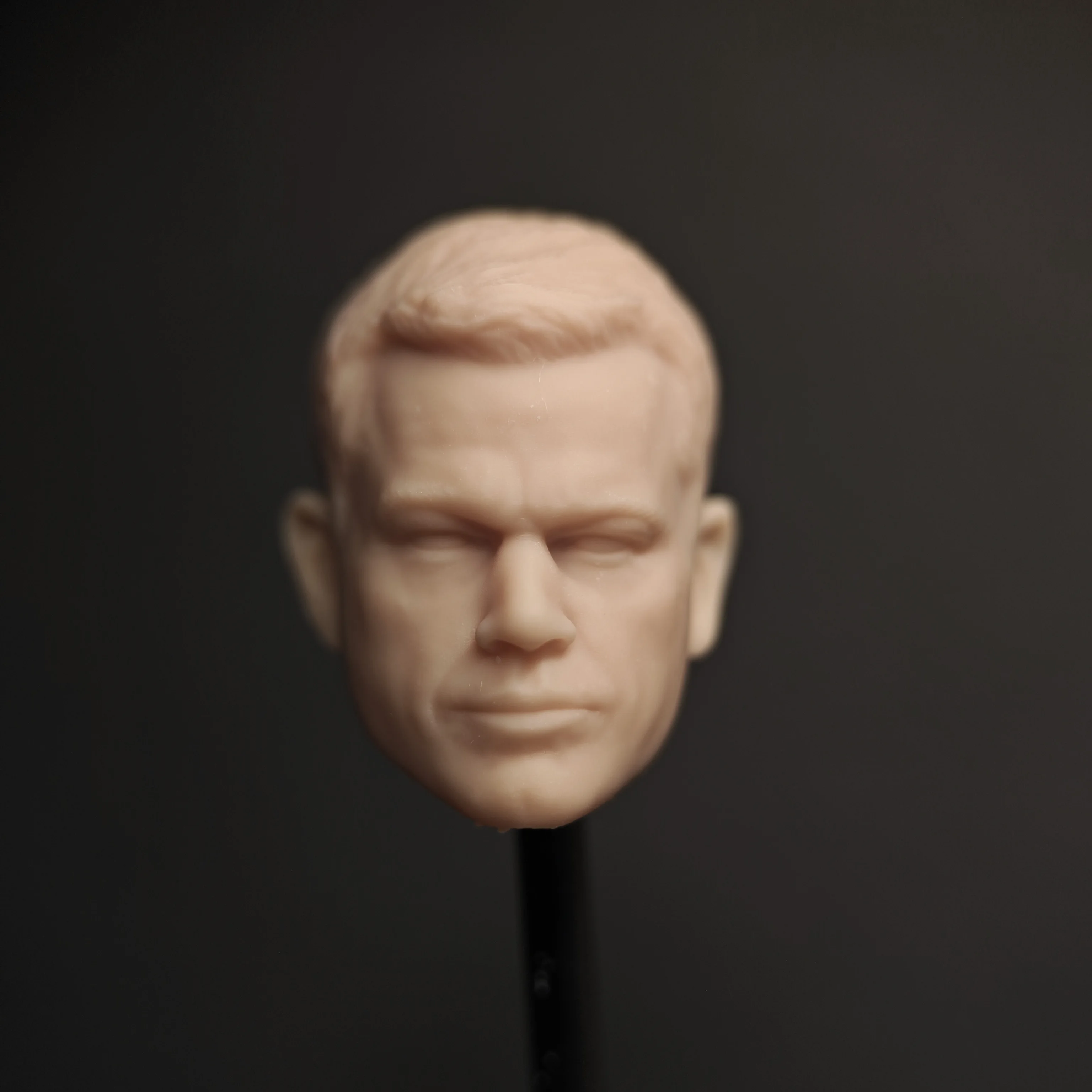 HL2066 DIY Customized 1/18 1/12 1/10 Scale Matt D Unpainted Head Sculpt for 3.75