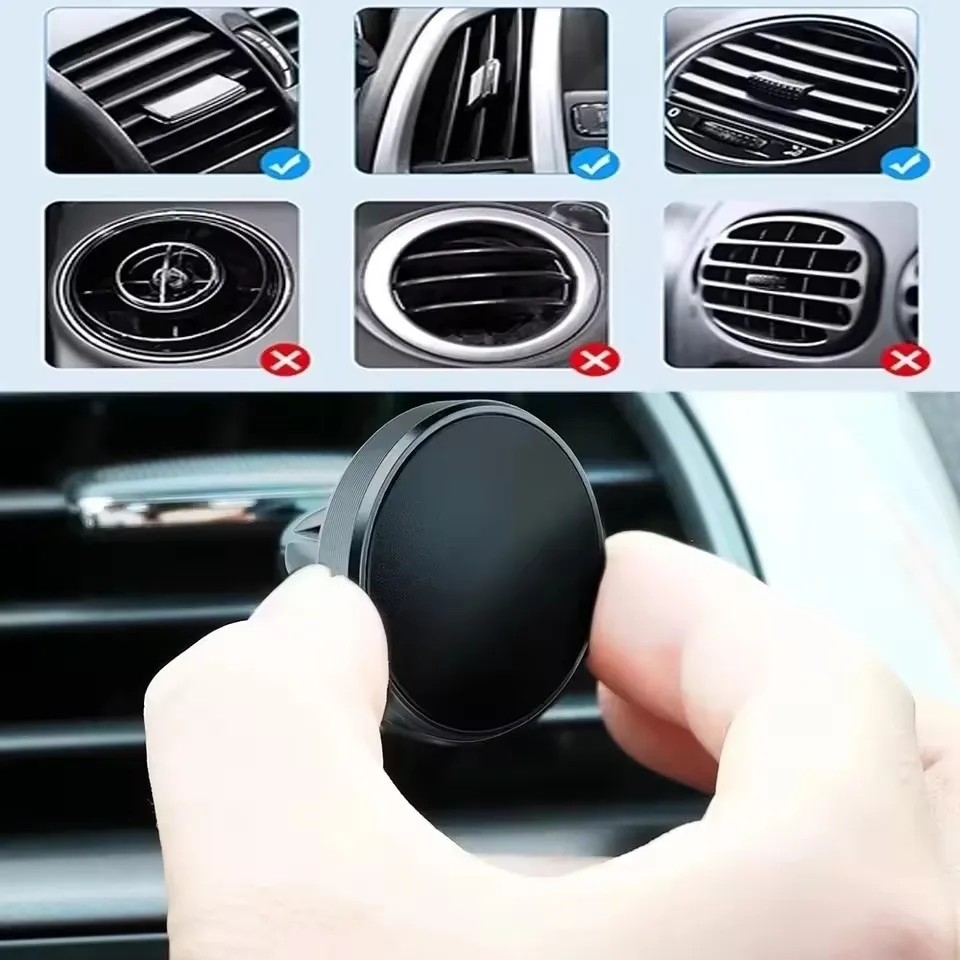 Magnetic Car Phone Holder For Phone In Car Air Vent Mount Universal Mobile Smartphone Stand Magnet Holder For iPhone Samsung