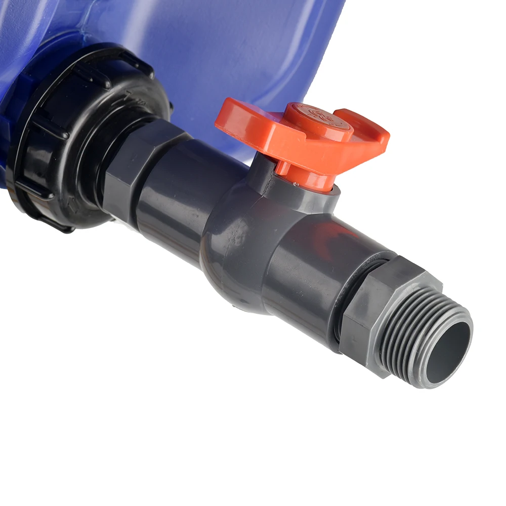 IBC Tank Adapter PVC Ball Valve S60 x 1/2