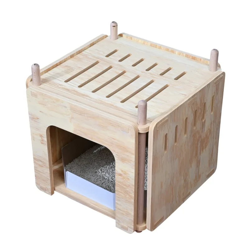 

EVA environmentally friendly cat litter basin nest, removable and washable semi-closed