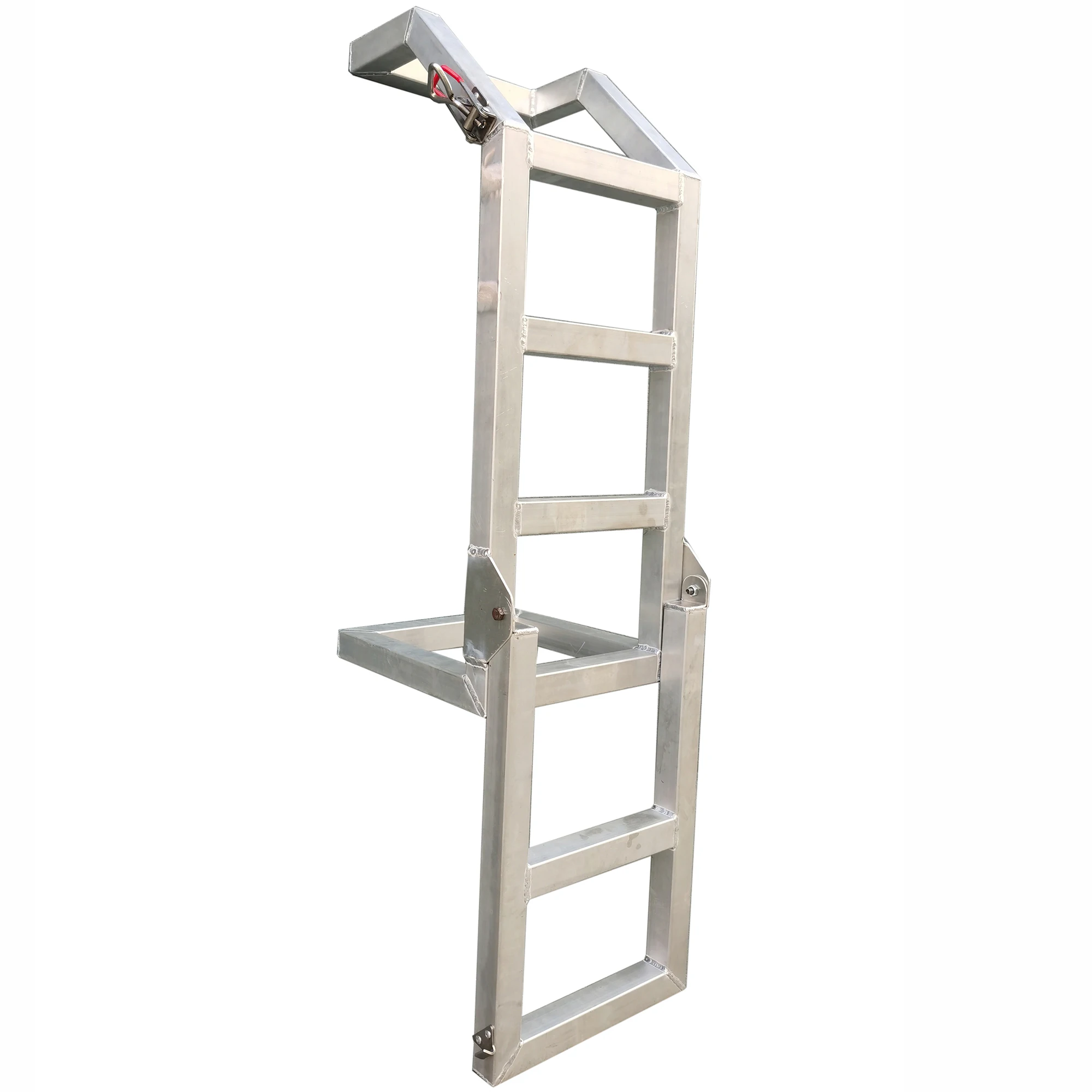 調整可能なアルミ製4WDラダー、ユーティリティトラックキャノピー用ユニバーサルアルミ製リアラダー