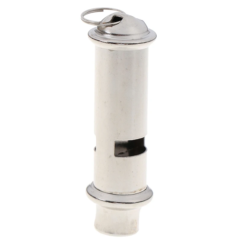 Mini Stainless Steel Emergency Survival Whistle, Portable Safety Whistle for Outdoor Camping Hiking Adventure