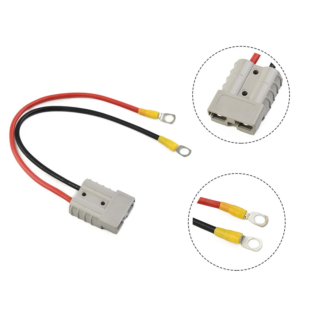 Voor Anderson Stekkers 50a Met Draad 12AWG M8 Post Jas Heftruck Batterij Oplaadkabel 30/50/100 cm Verlengsnoer Sluit