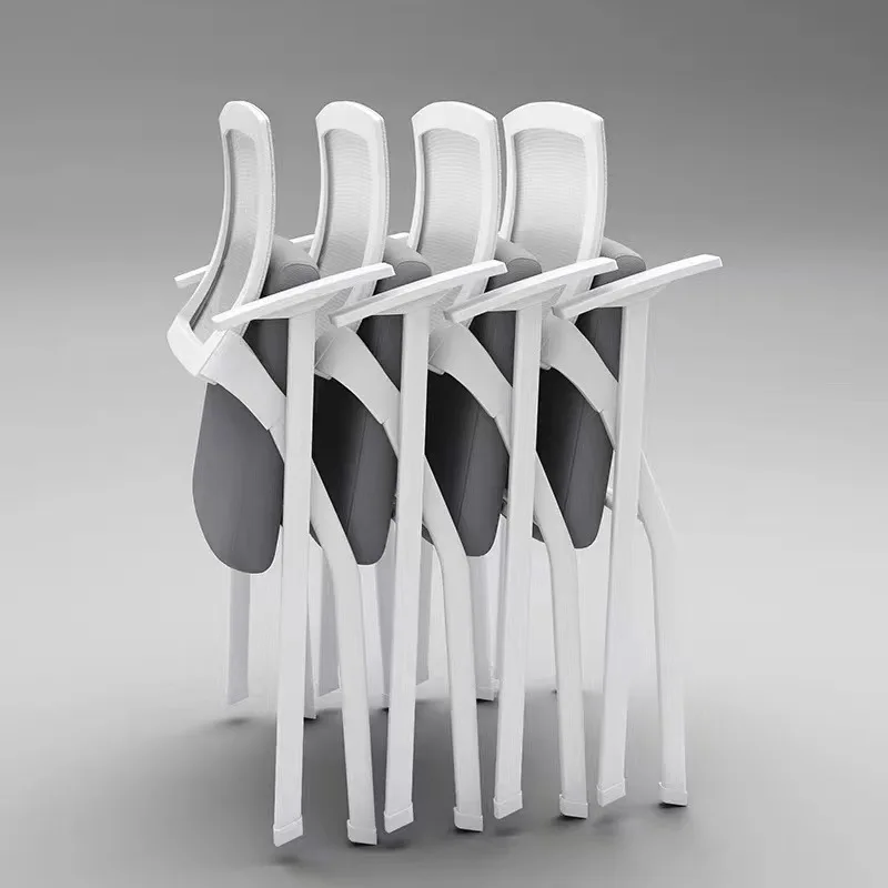 Conference Folding Chair Conference Chair with Writing Board Table and Chair Integrated Folding