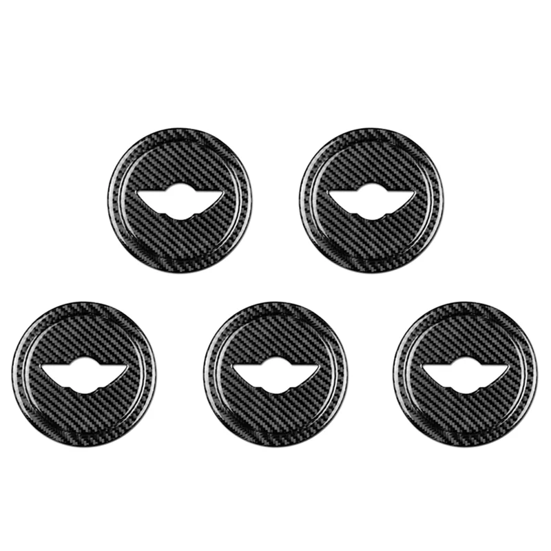 

A48P-5X автомобильный чехол на руль из углеродного волокна, наклейка, внутренняя отделка для Mini Cooper Clubman R55 R56 Countryman R60