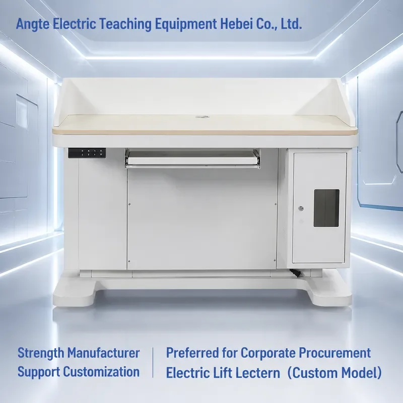 for Electric Lifting Smart Lectern Multimedia Podium for Classroom Meeting Room Desks and Chairs High-end Operator
