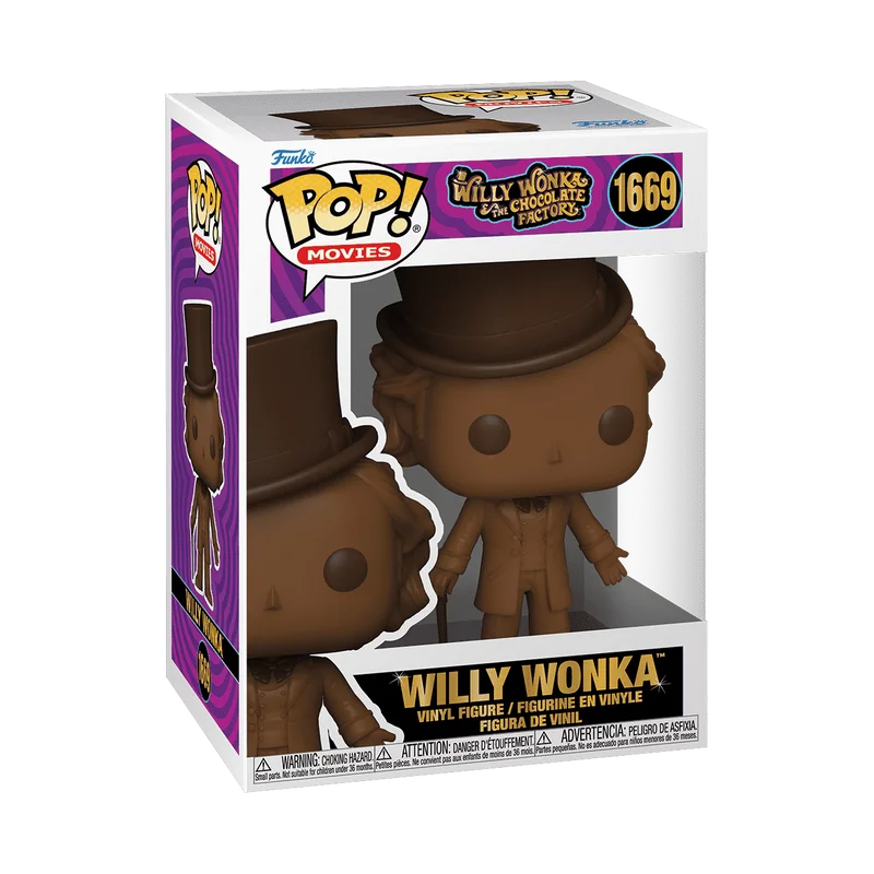 

Funko Pop фильмы Чарли и шоколадная фабрика Вилли Вонка периферийные фигурки игрушки для мальчиков подарок коллекционные украшения