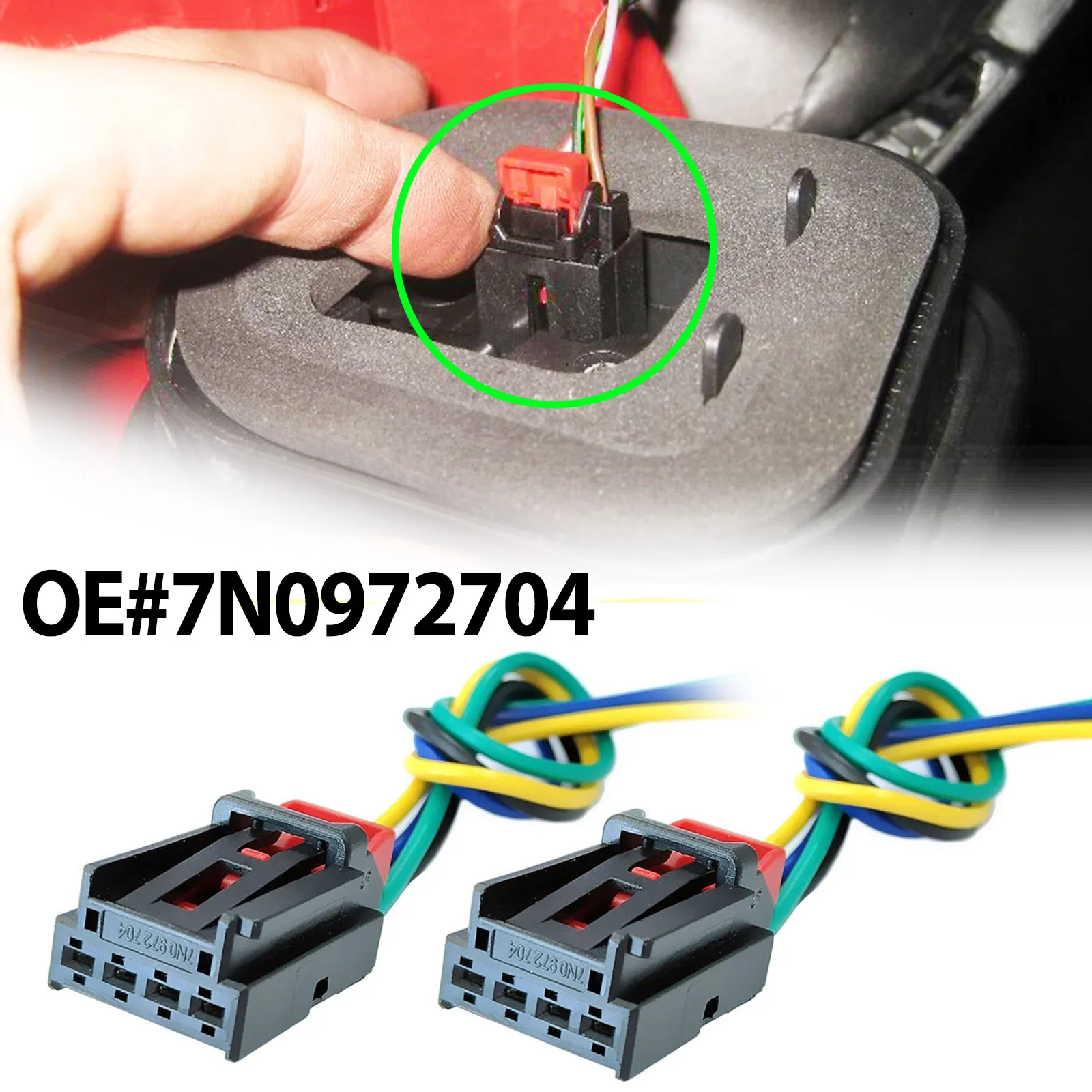VW Audi Skoda Rear Tail Light Lamp Connector Plug