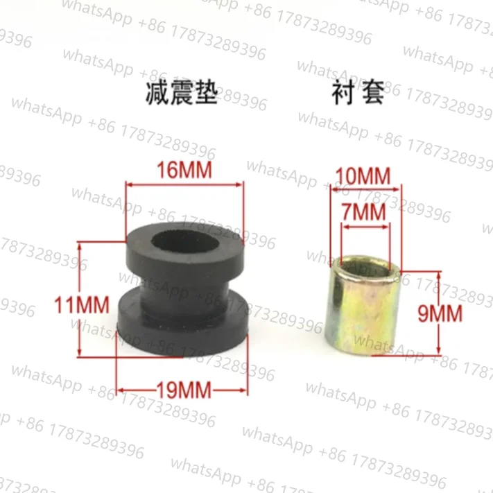 Air Cooled Diesel Generator Micro Tiller Guide Hood Shock Absorbing Pad Bushing 170f 173f 178f 186f