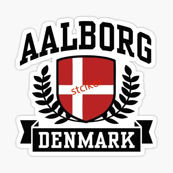 

Denmark Waterproof Decal Accessories Cover Scratches Decor Sticker For Camper Truck Laptop Hydro Flask Car Bicycle Skate