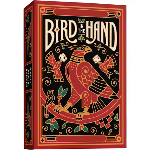 Hot Trend-Bird On Every Card- Stunning Custom Art Bird In The Hand Themed Playing Cards 54 Pieces Unique Deck Design