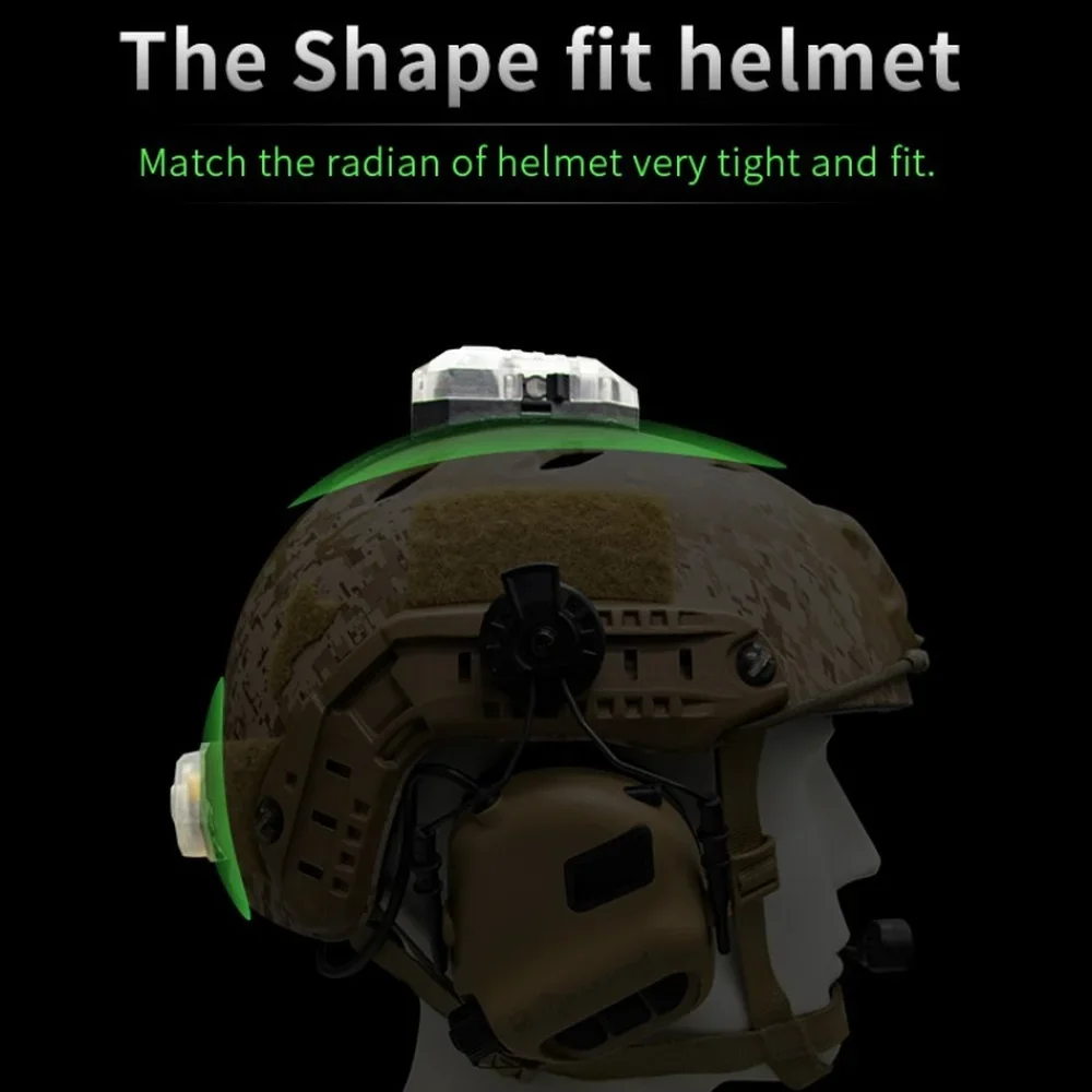 Tactical Outdoor Helmet Survival Signal Lamp Explosion Flash Light Working Distress Marker Functional Strobe Light