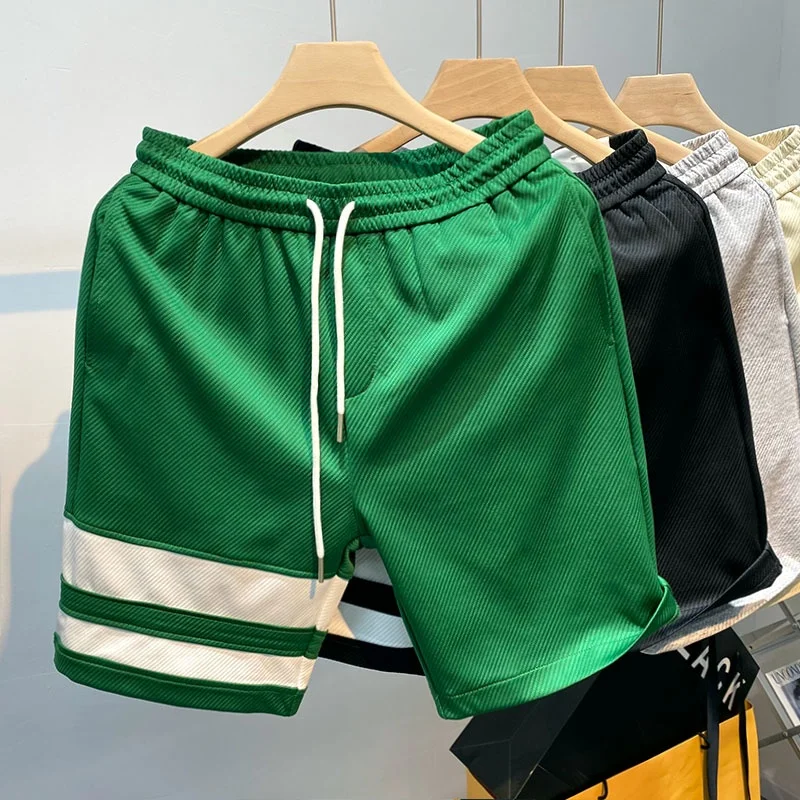 

Американские повседневные летние свободные тонкие спортивные брюки с полосками для мужчин, модные брендовые молодежные брюки Vitali Sle