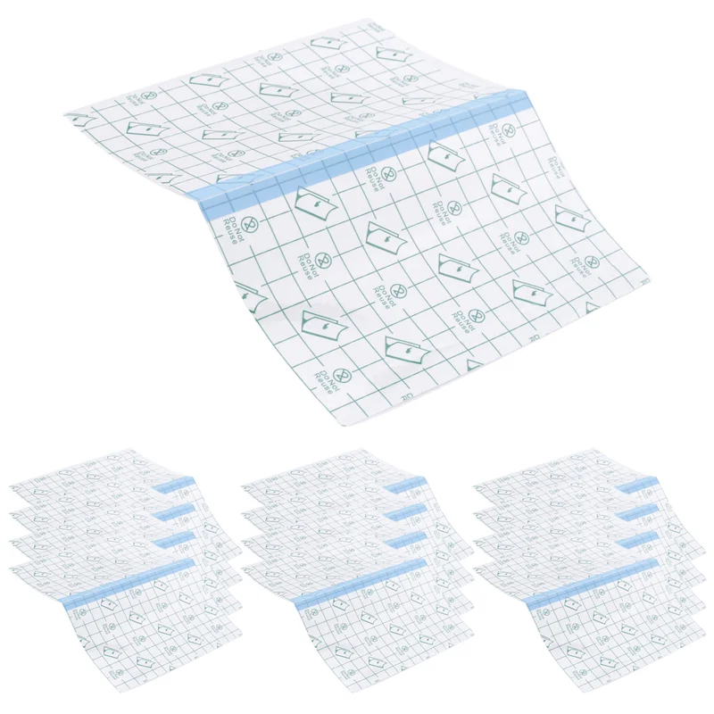 AT51-50 Stuks Douche Waterdichte Patch Wegwerp Transparante Stretch Bandage Shield Cover Voor Tatoeages Zwemmen Douchen