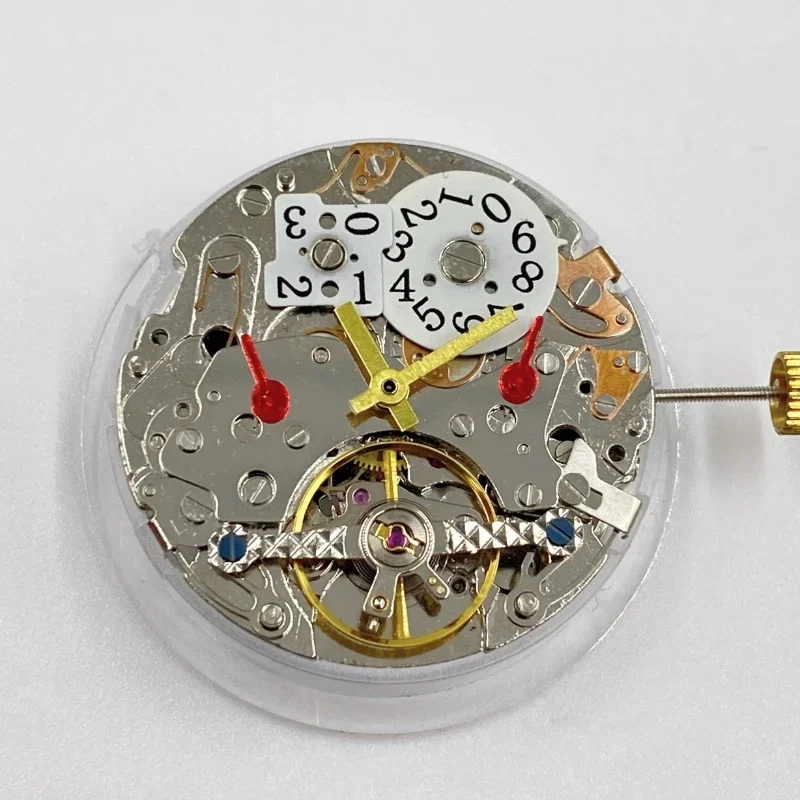 brand new domestic multi-functional mechanical movement five-pin 6 o'clock naked balance wheel movement 12 o'clock calendar