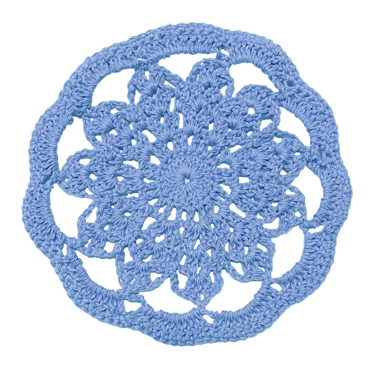 Bomhcs Gehaakte Placemats Koffiemok Beker Mini Potplanten Matten Keukentafel Doilies Set Handgemaakte Mat ,6 Inch, Pak Van 6 St