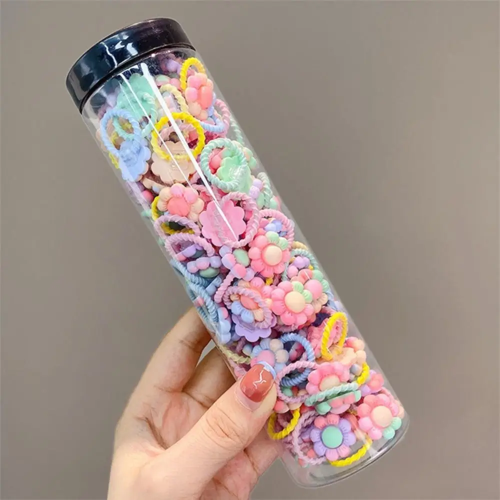 

New Kawaii Children's Rubber Bands Hair Ties Elastic Baby Hair Rope Hair Accessories Scrunchie Ponytail Holder Girls
