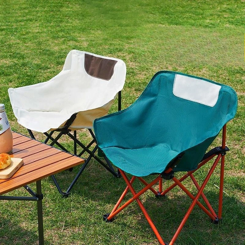 

Lightweight Folding Moon Chair for Art Students Outdoor Sketching Camping Fishing Travel