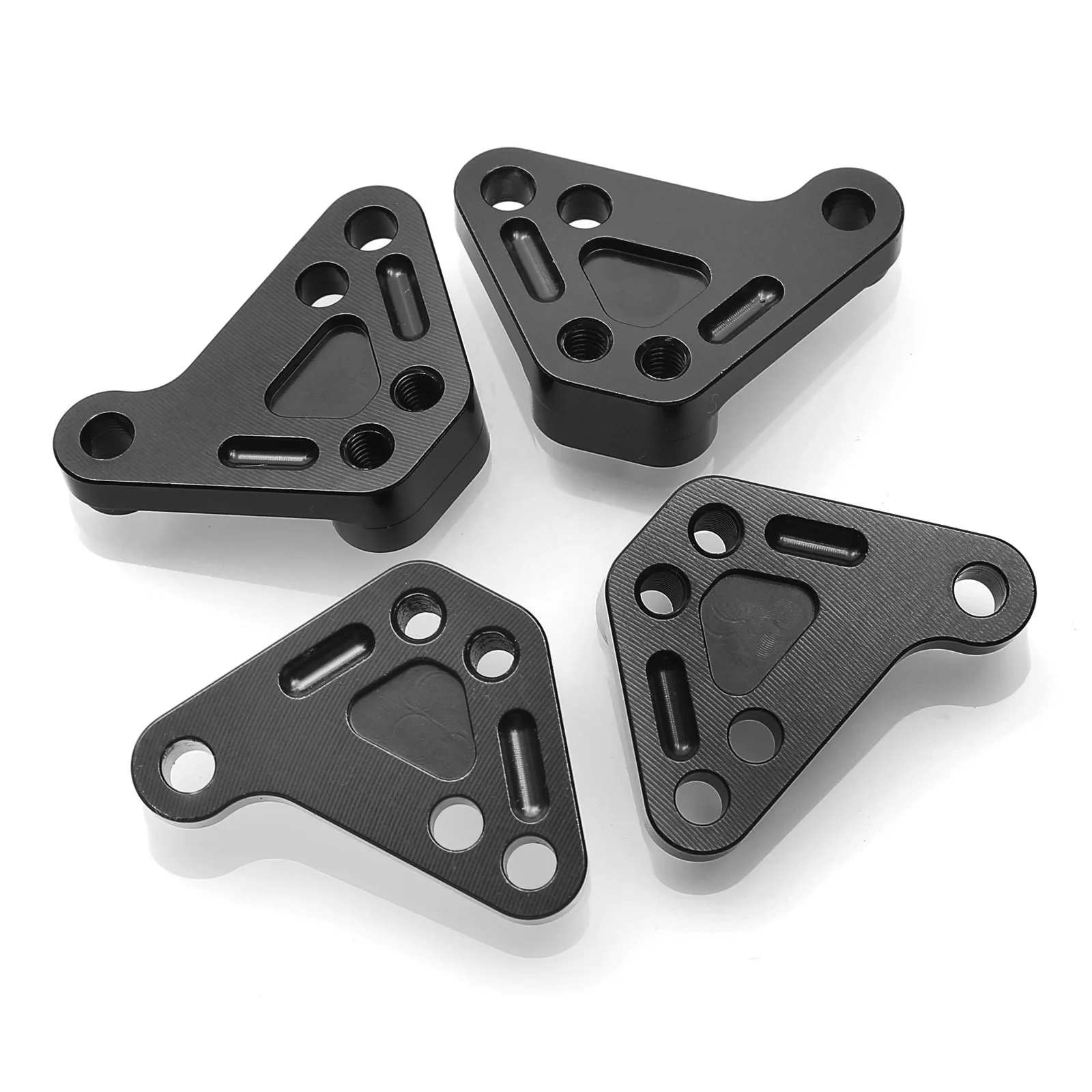 Metal Heighten Front and Rear Shock Absorber Lower Mount Bracket for 1/10 Traxxas MAXX V2 89086-4 WideMaxx Upgrade Parts