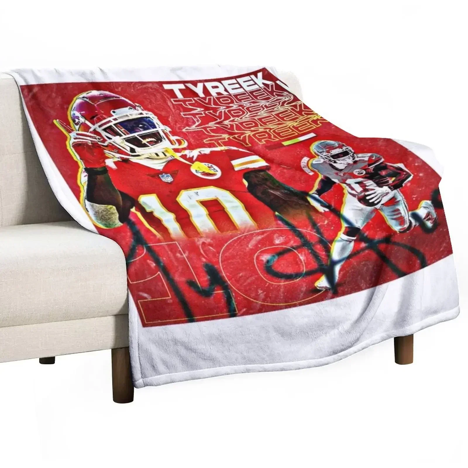 

Tyreek Throw Blanket decorative Sofas Plaid Blankets