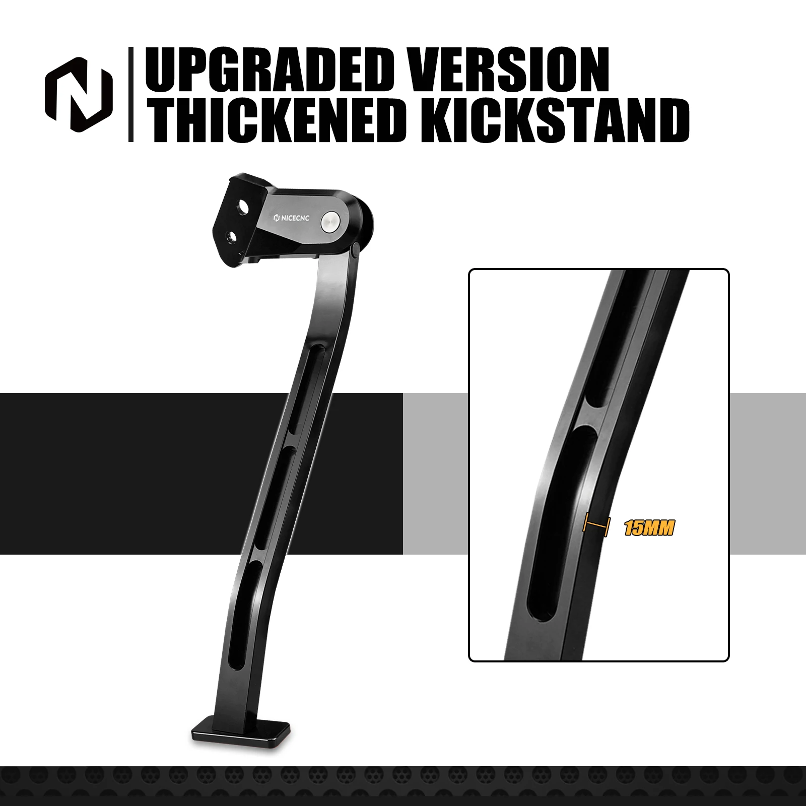 NICECNC لهوندا CRF 250R CRF 450R 2019-2025 CRF450RWE 2024-2025 CRF250RWE 2025 دراجة نارية الجانب حامل مسنده وقوف السيارات قوس #3