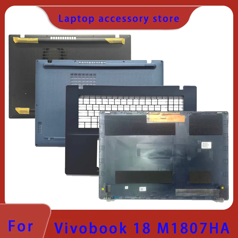 suitable-for-vivobook-18-m1807ha-series-laptops-lcd-screen-top-cover-screen-frame-palm-rest-bottom-shell-hinged-keyboard
