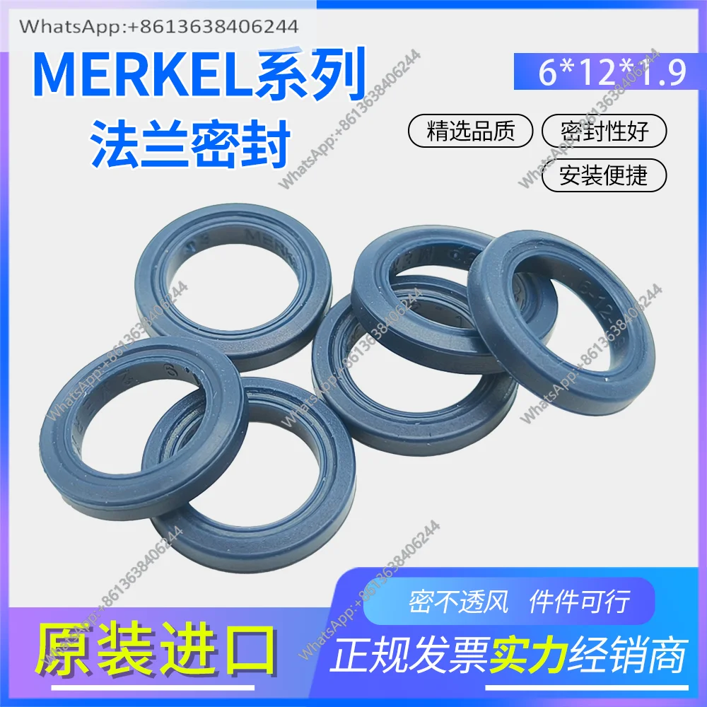 

1 шт. Оригинальные импортные гидравлические уплотнения специальной формы MERKEL 6 * 12 * 1.9 SRC в наличии.