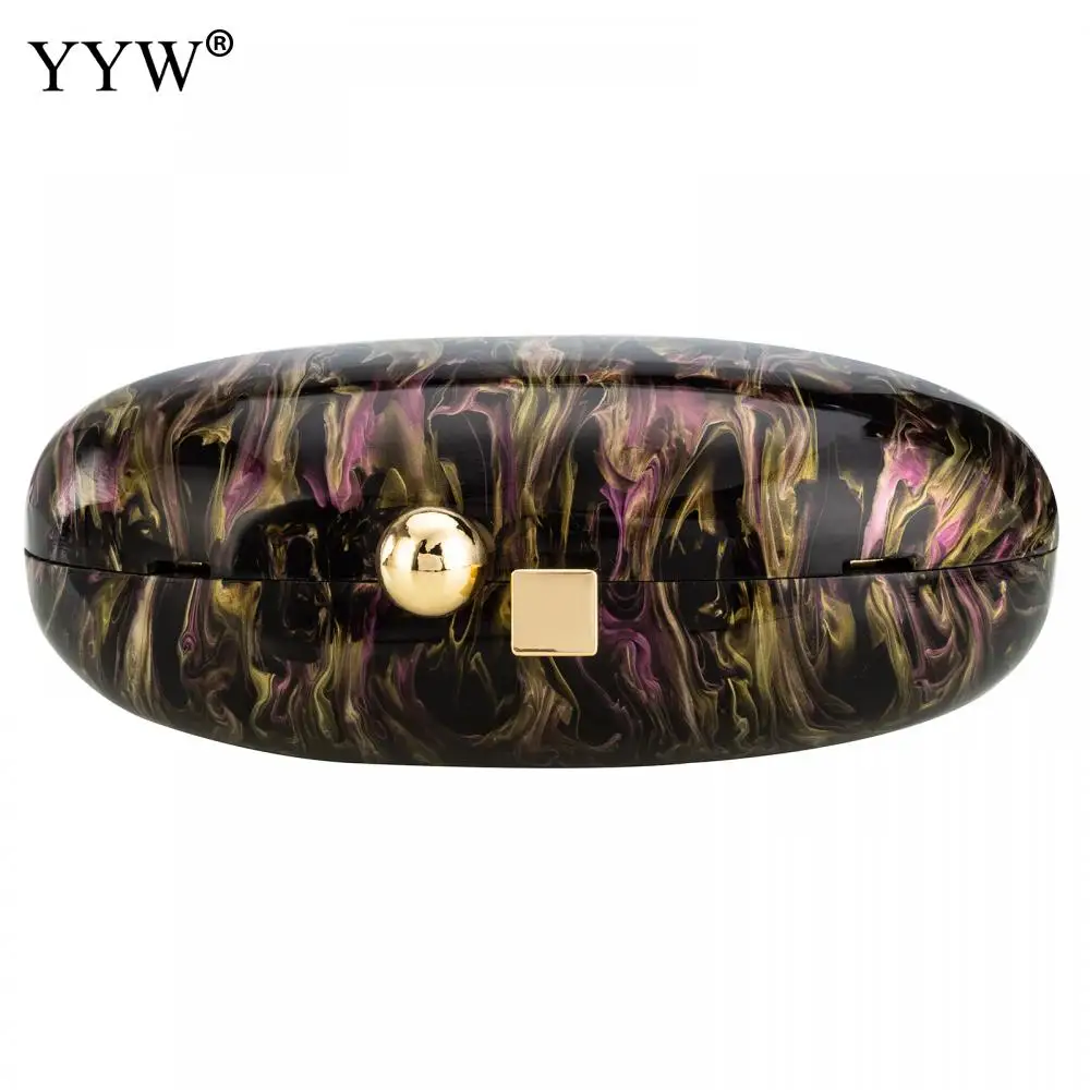 Women Acrylic Purple Clutch Bags Evening Wedding Party Luxury Designer Handbag Crossbody Shoulder Bag And Small Messenger Purse