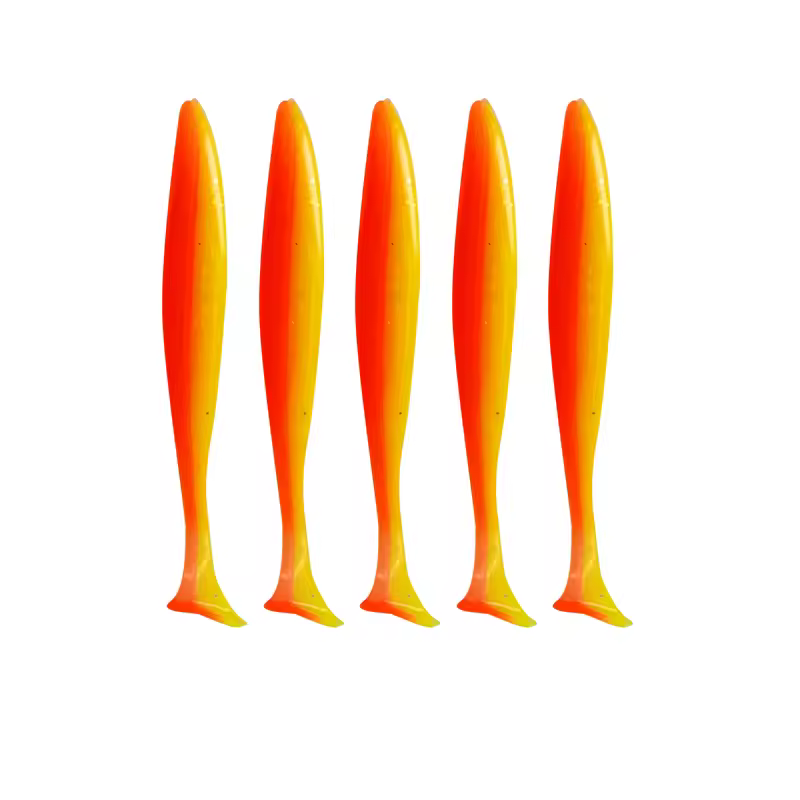 Fishing Lure 55mm 70mm 90mm T Tail Worm Soft Bait Jigging Wobblers Tackle Bass Pike Artificial Silicone Swimbait - Image 10