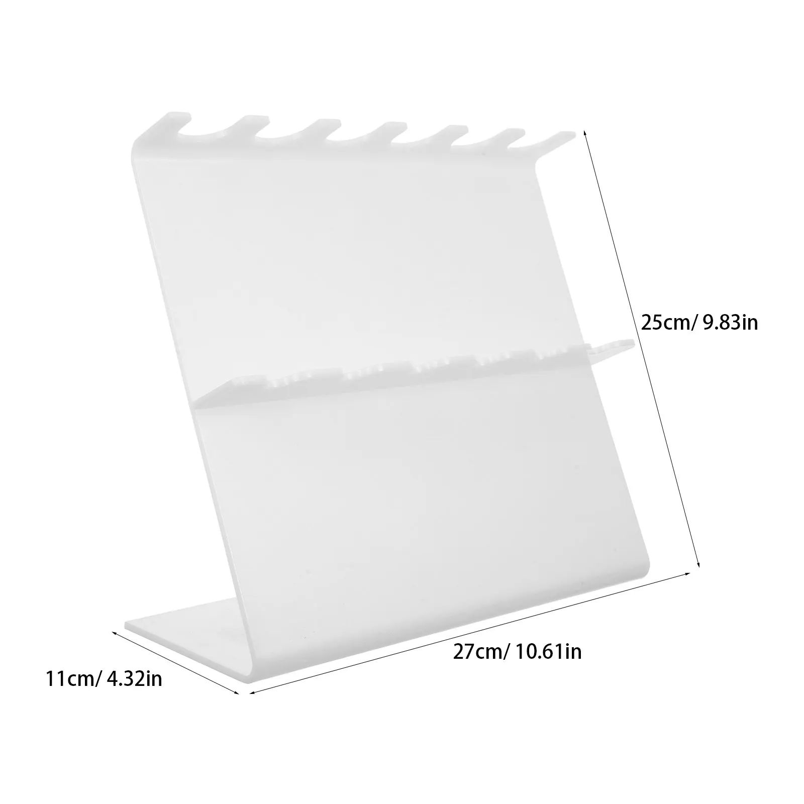 Laboratory Plastic Pipette Rack Z Shaped Holder Stand Multiple Pipette Storage Organizer Rack Test Tube Experimental Storage view 4