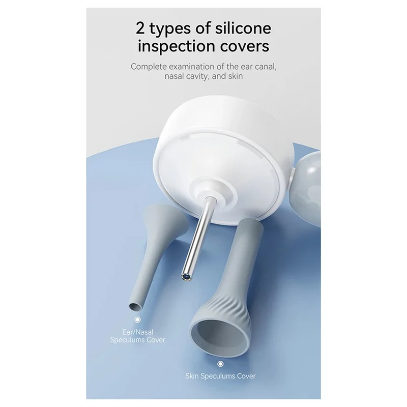 ABMI-نظار الأذن المرئي 1.38 بوصة IPS المنظار اللاسلكي 1080P HD كاميرا الأذن الشمع نظيفة التقاط صورة فيديو فحص الأذن