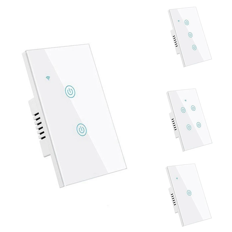 

B04B-Matter WIFI Smart Switch Сенсорный переключатель США Умный дом Life Настенный переключатель Поддержка Alexa Google Voice Smart APP