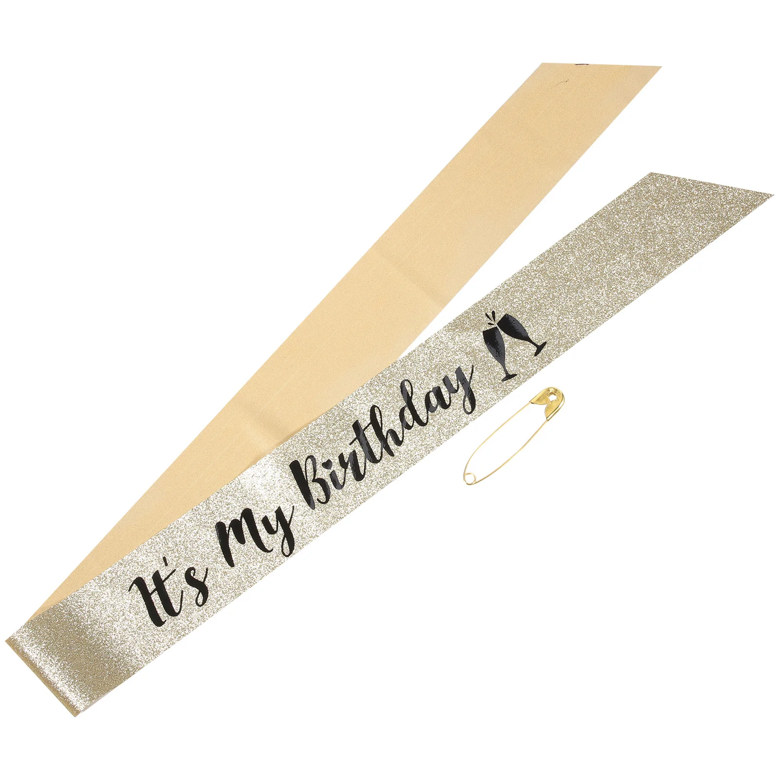 

1Pcs Glitter Birthday Sash Shiny Cloth Shoulder Belt Party Supplies Make Memorable Occasion for Your Day Birthday Sash