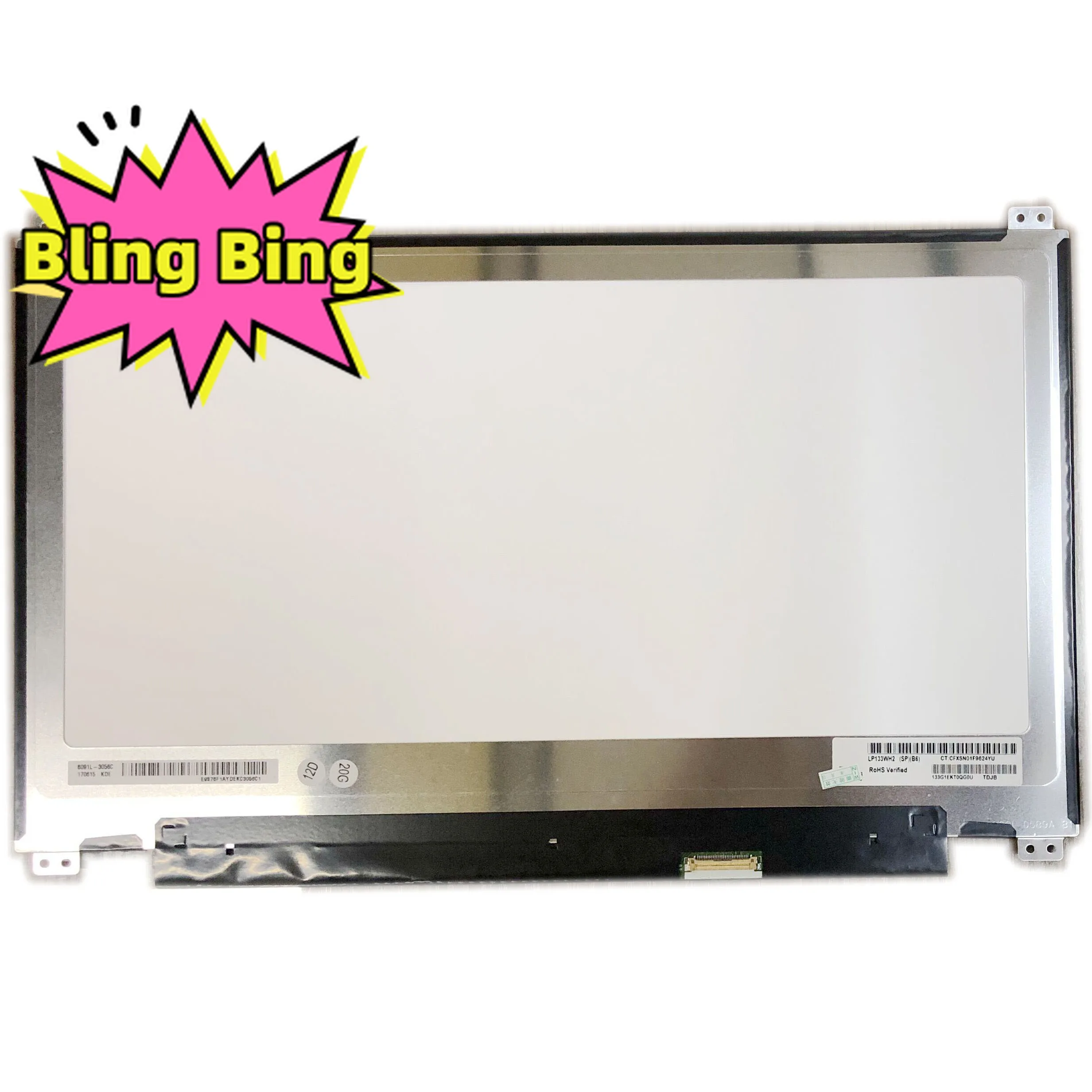 LP133WH2 SPB6 LP133WH2 (SP)(B6) 13.3” 30 pin  1366*768 EDP LED Display Matrix IPS LCD Laptop Screen